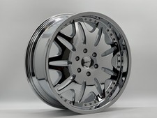 4 22 Zenetti Wheels Style Lucre 22x9.5 Chrome Finish 6 Lug 6x139.7 Et 35 55