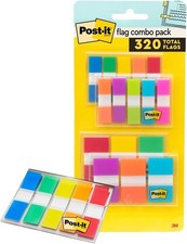 Post-it Flags 683XL1 Page Flag Value Pack - Nine Assorted Colors 320/Pack New