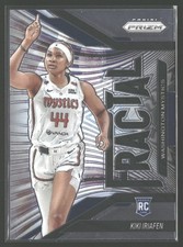 2025 Panini Prizm WNBA #12 Kiki Iriafen Fractal Washington Mystics
