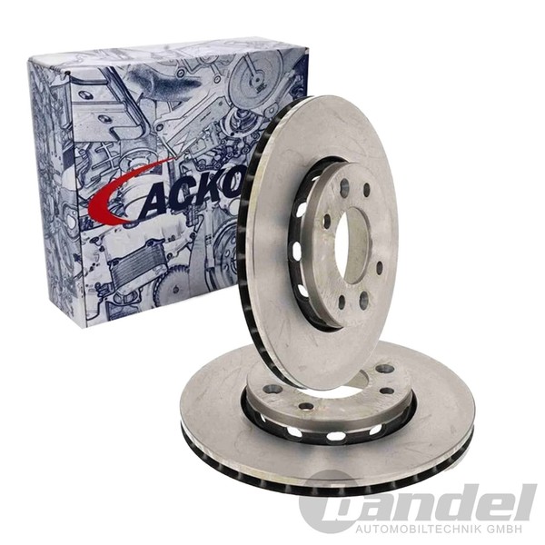 2X Ackoja Bremsscheiben 280Mm BelÜFtet Vorne Passend FüR KIA Carens | A53-80009-image