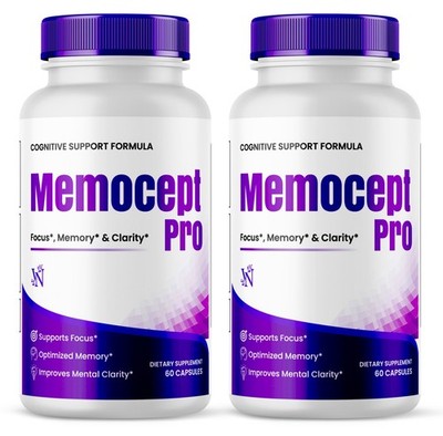 Memocept Brain Support, Memocept for Cognitive Function Memory & Focus 2 Pack