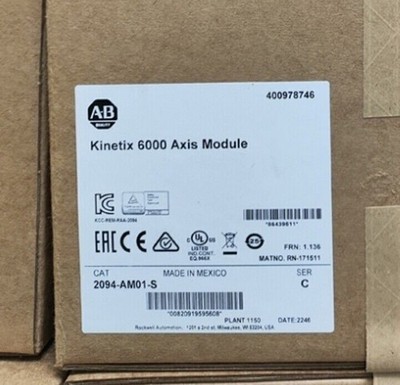  NEW Sealed Kinetix 6000 Axis Module 2094-AM01-S