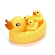 Lot of 40 pcs  10big 30small Ducks Floating Pool Bath Toy Kids Rubber Children