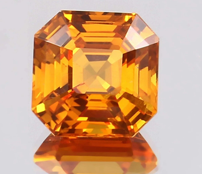 #ad #ad 5.30 Ct Certified VVS1 D Grade Asscher Shape 10x10 MM Natural Orange Diamond $155.01