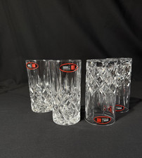 Set of 4 Riedel Luxury Crystal Spiral Cut Tum...
