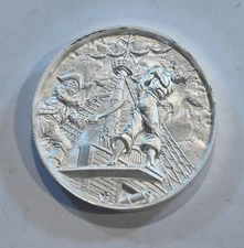 THE PLANK   2 troy oz .999 Fine Silver Ultra High Relief Round Privateer capsule
