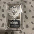 Scottsdale Mint 1 oz .999 Fine Silver Bar Troy Ounce In God We Trust Silver