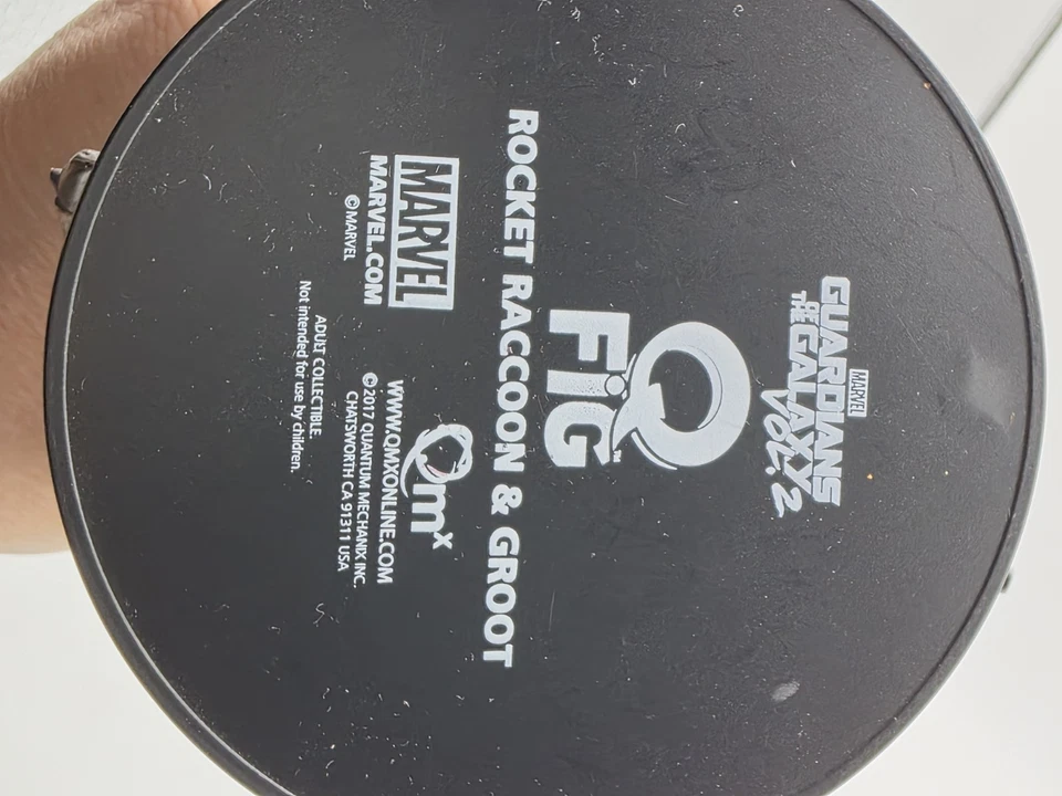 Q Fig Marvel Rocket Racoon & Groot Guardianes de la Galaxia Vol. 2 Foto 3 de 4