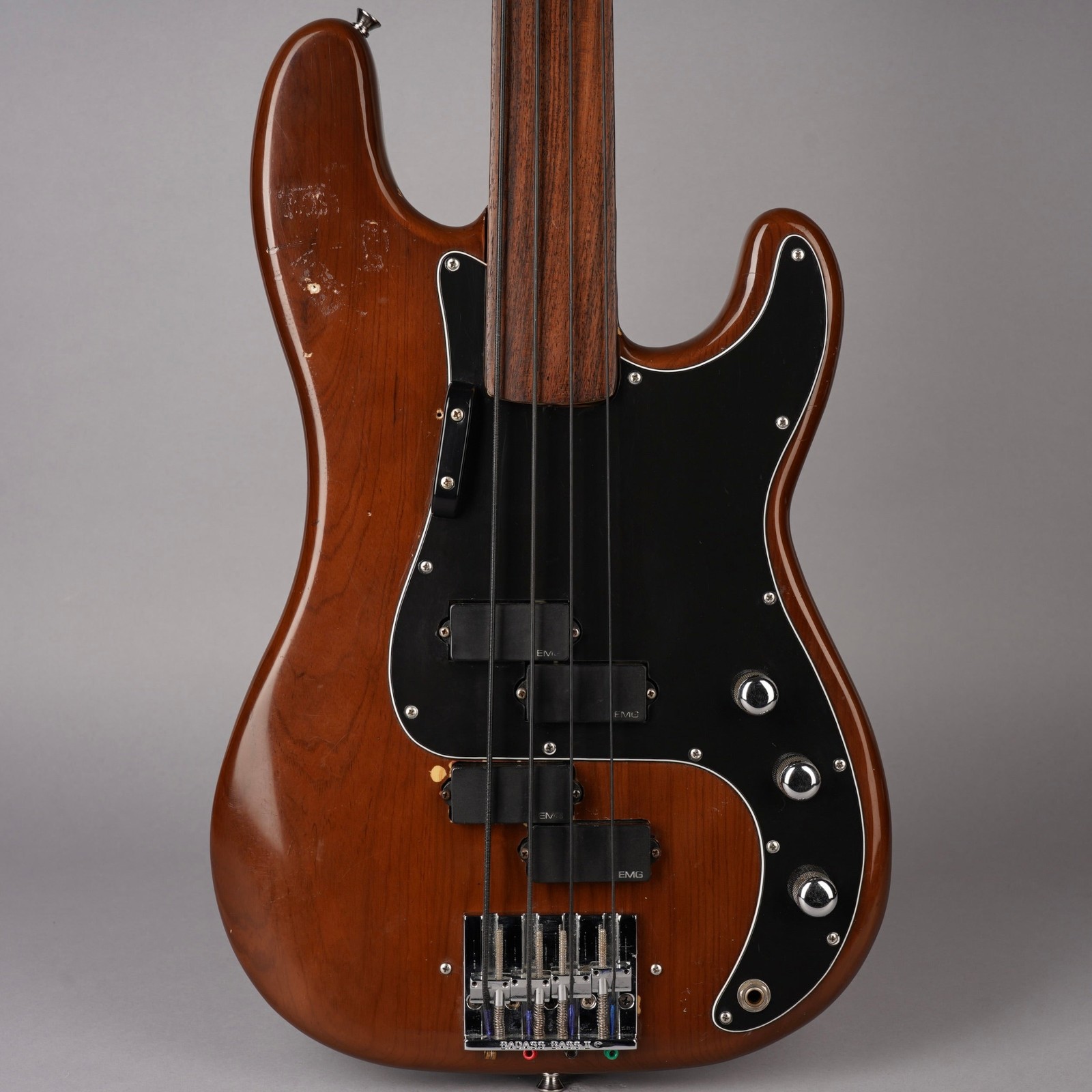 1978 Fender Precision Bass - Fretless Rosewood -  Walnut  /  Mocha