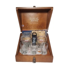 Samuel Adams Beer Tasting Kit w/Wooden Box