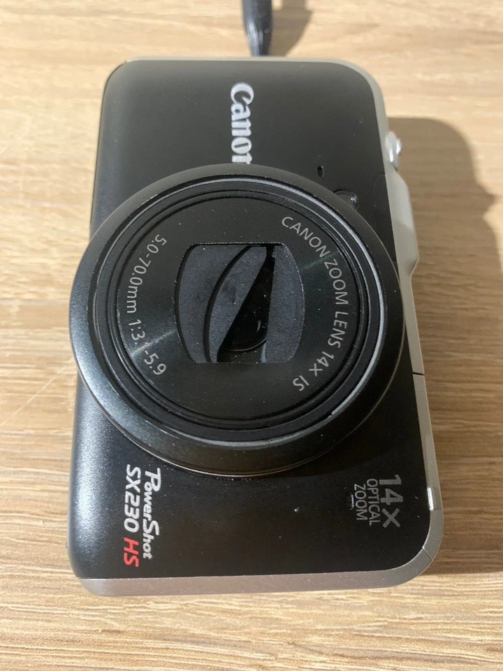 Canon PowerShot SX230 HS Camera Japan 14x Zoom Tested Working Compact - Image 2 of 4