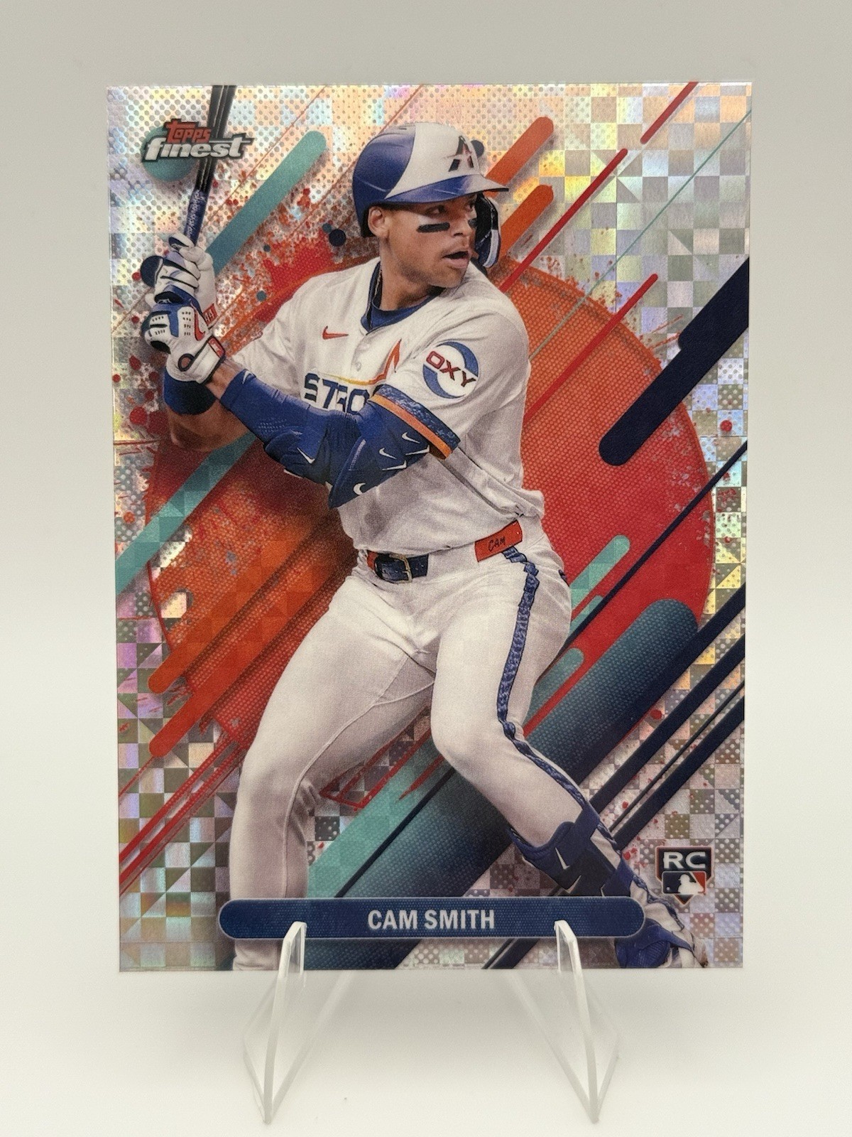 2025 Topps Finest - Rare Cam Smith #223 Checkerboard Refractor (RC)