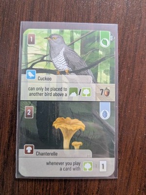 Forest Shuffle Promo Card P010 Cuckoo/Chanterelle 