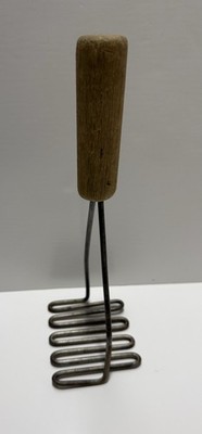 Vintage  Wooden Handle Potato Masher Primitive Farmhouse