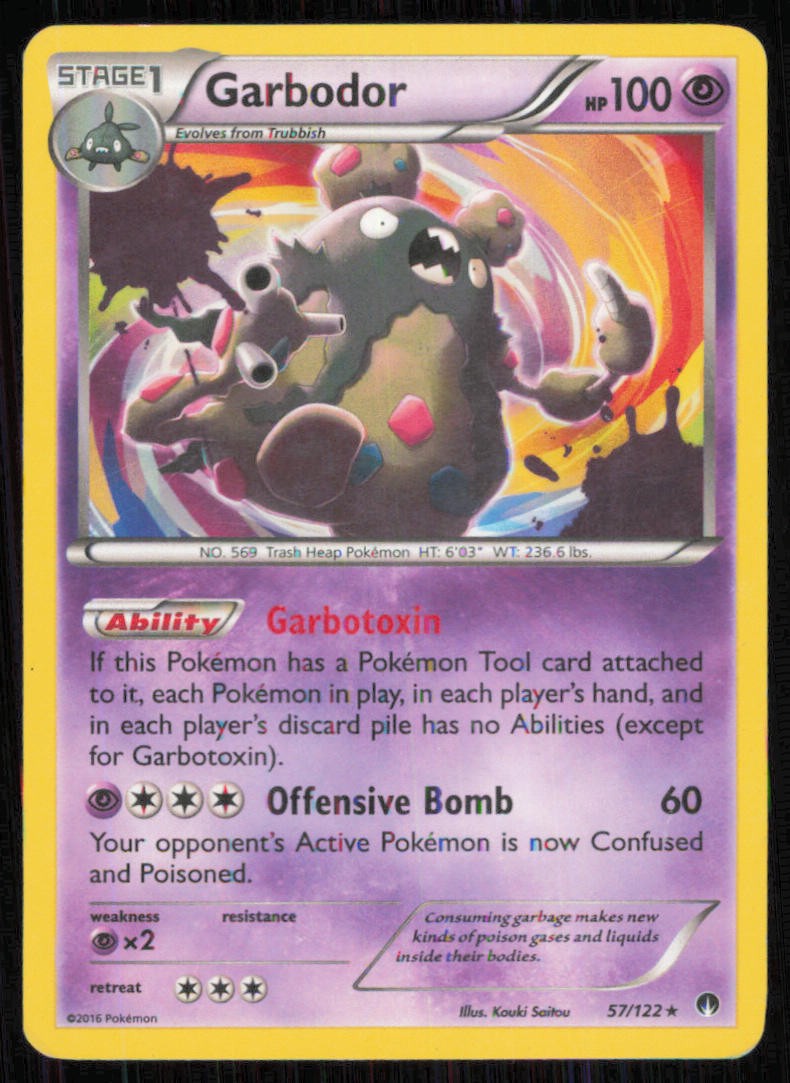 Garbodor Holo Rare XY - BREAKpoint 57/122 LP