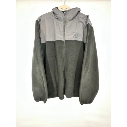Disney Parks Disneyland Fleece Jacket Mens XL Black Grey Full Zip Mickey Mouse - product listing photo