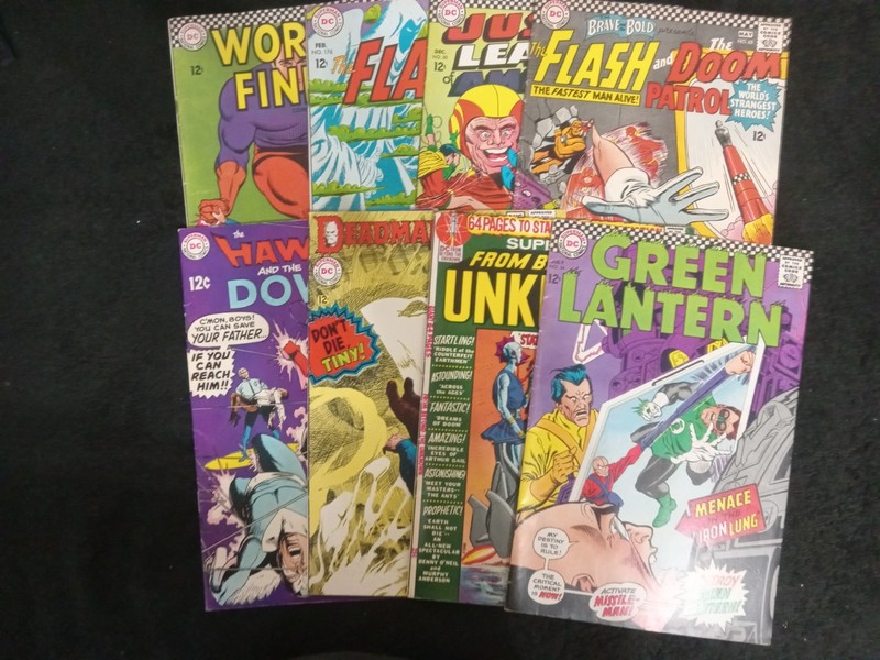 DC SILVER AGE LOT,8 BOOKS, ALL BOOKS 6.0 OR BETTER!
