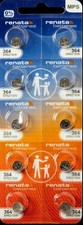 Renata 364 20 FRESH BATTERIES NEW PACKING SR621SW 0 MERCURY SWISS MADE