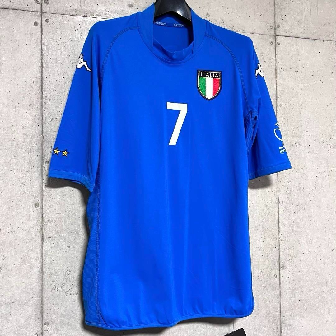 Alessandro Del Piero #7 Italy 2002 World Cup Home Jersey XL Kappa