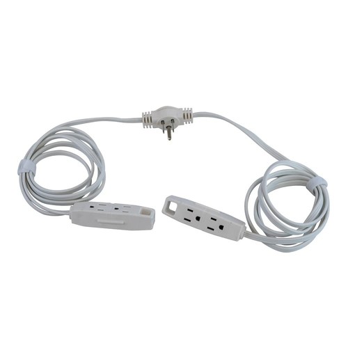 67014340 Sofa Cord; 6 Total Outlets; 6 Foot Cord on Each Side; 16 Gauge 3 Pro...