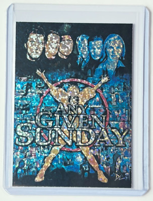 Any Given Sunday Limited Edition Artist Signed Drama Classic Refractor Card 1/1