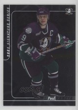 2000-01 ITG Be A Player Signature Series Paul Kariya #192 HOF 14s2