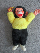 Vintage Mr. Bim Zippy Monkey - Stuffed Plush  Rubber Chimpanzee