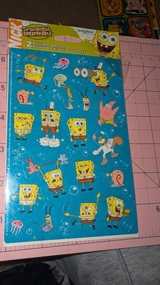Vintage SpongeBob SquarePants Stickers Pack 2 Sheets New Pack READ 