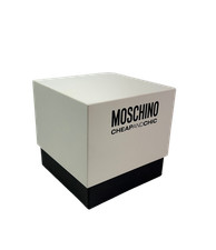 Moschino Uhr Uhren Schmuck Box Etui weiss Aufbewahrungsbox Geschenkbox