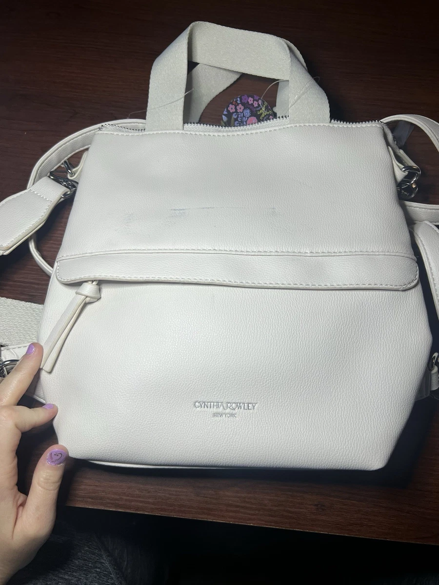 cynthia rowley mini backpack Suede Cargo Pocket Shoulder Bag / Crafted in soft suede and finished with polished silver Cynthia Rowley Olive Green Small