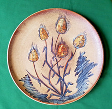 Vallauris Marius et Huguette Bessone Très Grand Plat signé- Céramique années 50