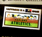 2014 Peanuts Happiness is a Mlb Game pin Oakland Athletics Snoopy Charlie Brown