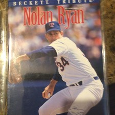 Beckett Tribute Nolan Ryan Vintage Baseball Magazine Texas Rangers & Mets