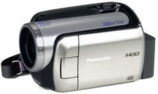 VINTAGE PANASONIC SDR-H18 30 GB HDD DIGITAL CAMCORDER - SILVER
