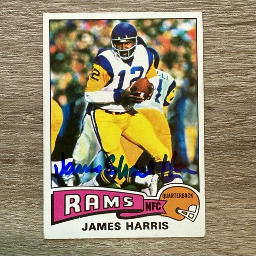 James “Shack” Harris Autographed 1975 Topps Rookie RC In Person Signed Auto #338 - Picture 1 of 3