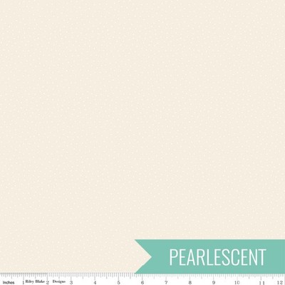 Scatter Dot in Cream Pearl | Elegant Essentials | Riley Blake