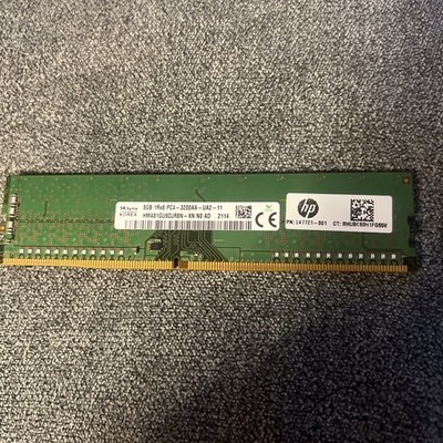 SK Hynix 8GB DDR4 3200 1Rx8 Desktop RAM, Working Fast Shipping