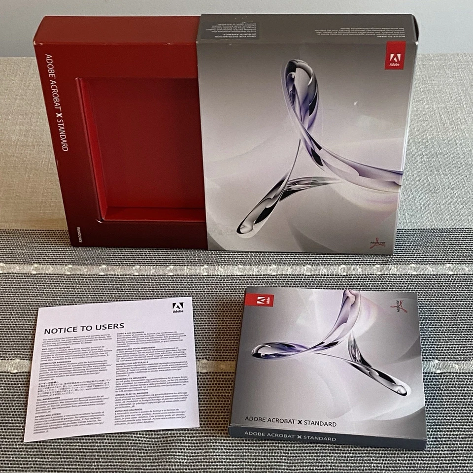 ADOBE ACROBAT X STANDARD FOR WINDOWS pre owned - Image 2 of 4