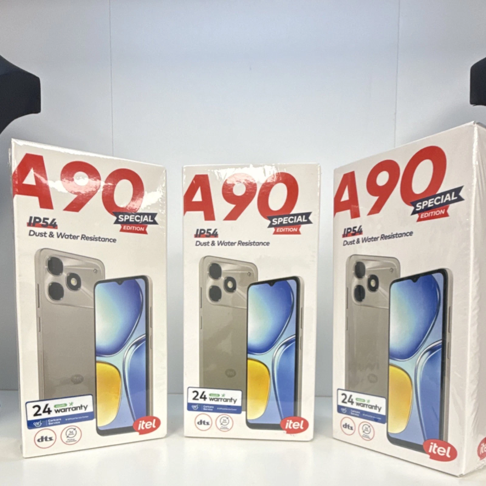 itel A90 Special Edition IP54 Dust & Water Resistance Smartphone Gold
