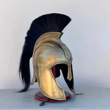 Medieval Troy Achilles Helmet LARP Cosplay Brad Pitt Style – 18-Gauge Steel Gift