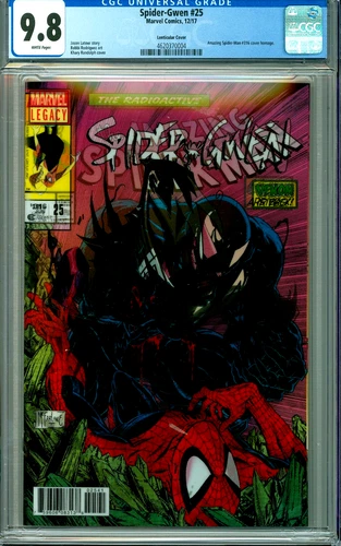 SPIDER-GWEN #25 CGC 9.8 LENTICULAR Homage AMAZING SPIDER-MAN #316 MARVEL 2018