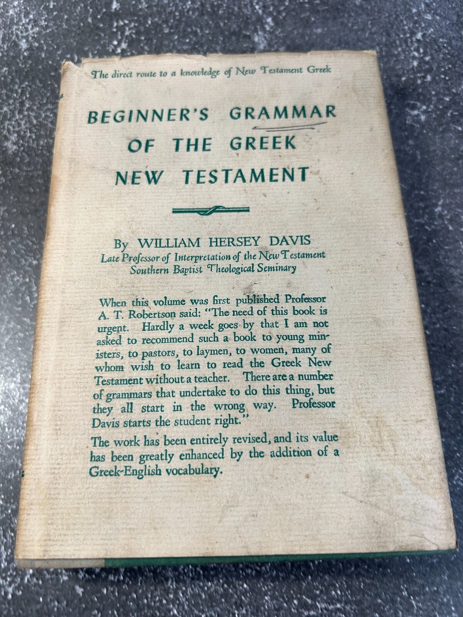 洋書 A Manual Grammar of theGreekNewTestament Amazon.com: A Manual Grammar of the Greek New Testament
