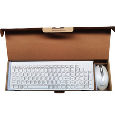 USA layout white wireless keyboard and mouse kit for lenovo SK-8861