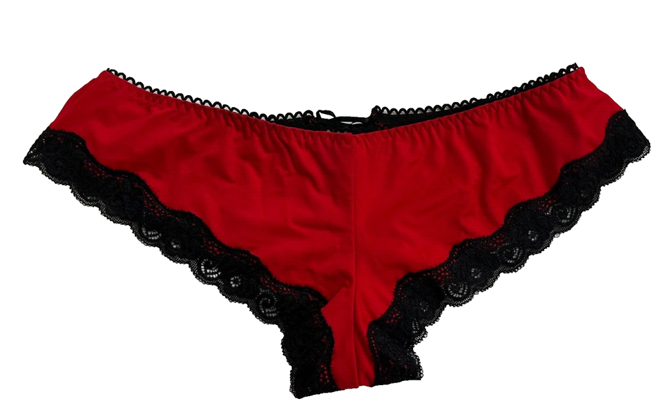 Frederick's of Hollywood Sexy Red/Black Lace underwear Size M | eBay