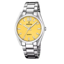 FESTINA F20622/G Yellow Bottom Steel Solo Tempo Women's Watch