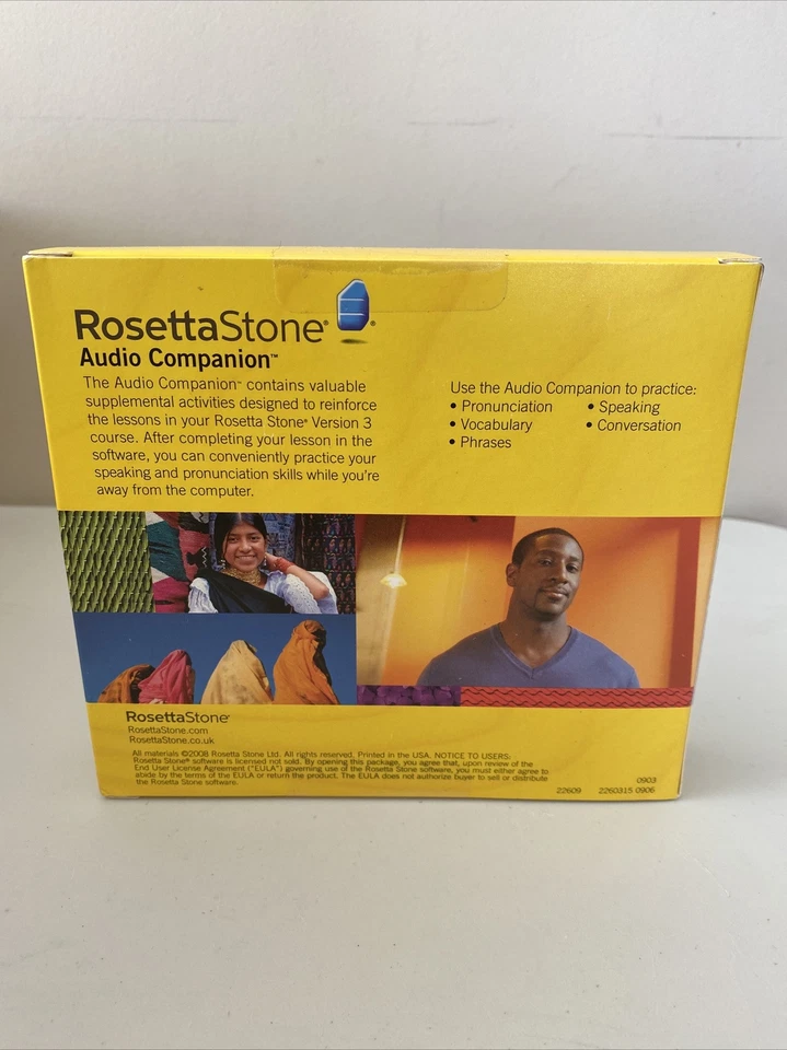 NEW Rosetta Stone Audio Companion Level 1,2 & 3 Swedish CD Set NEW & Sealed - Image 2 of 2