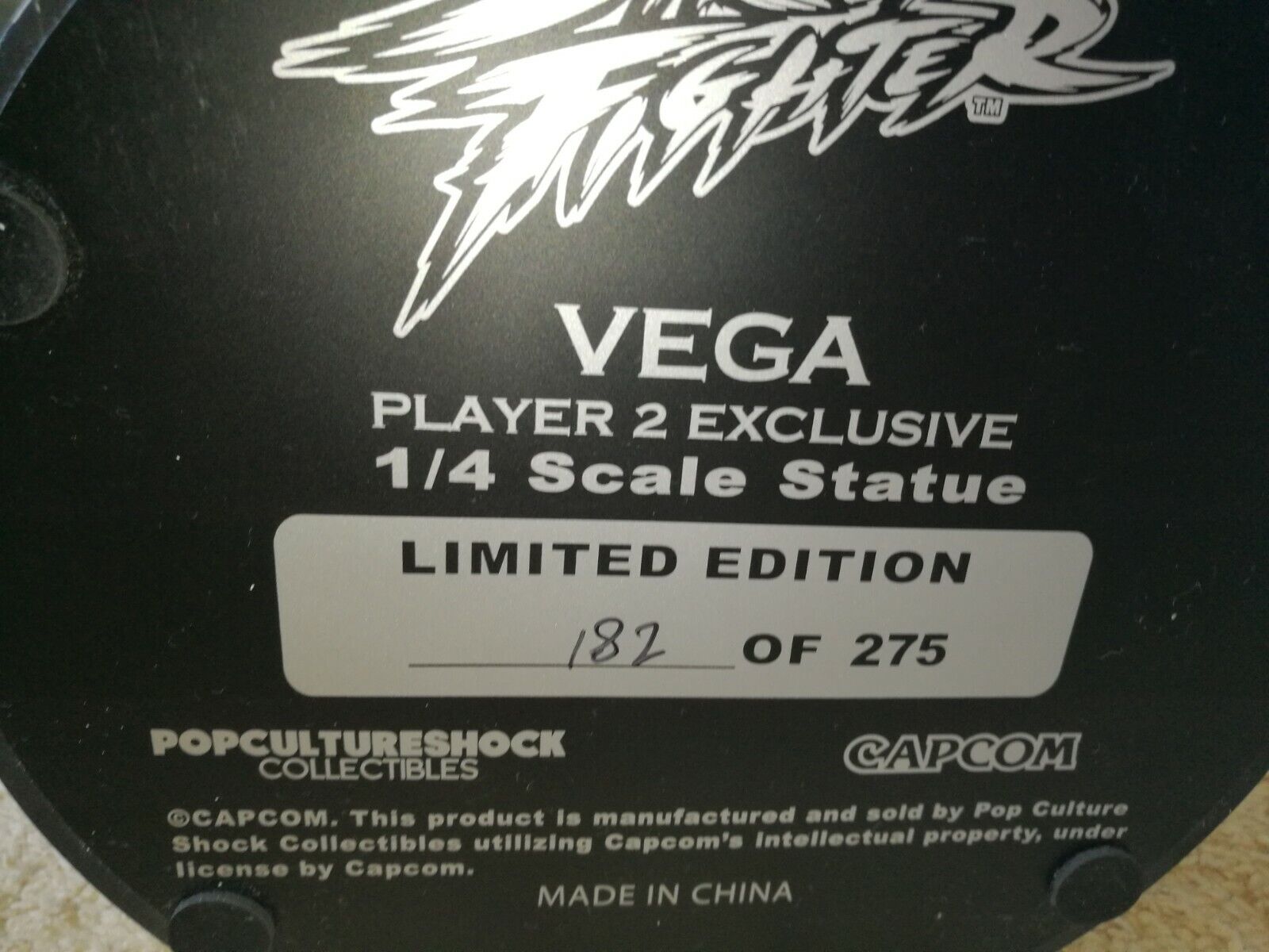 Street Fighter VEGA Player 2 EXCLUSIVE 1/4 Scale Statue - Spec