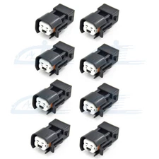 8PCS USCAR EV6 & EV14 Female to EV1 Male Fuel Injector Connectors Adapters