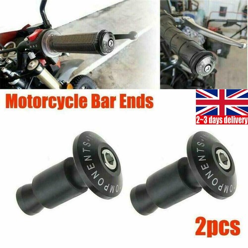 Universal Bar Ends Bar Ends Motorcycle Motorbike Handlebar End Weights Black UK eBay
