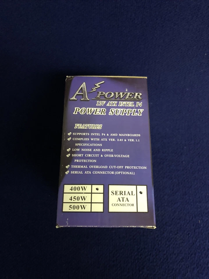 Brand New in the box A Power 12V ATX Intel P4 Power Supply 400W - Image 3 of 4